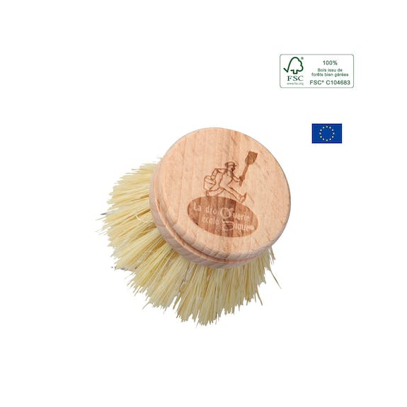 Dish Brush Refill Natural Wood Fibers